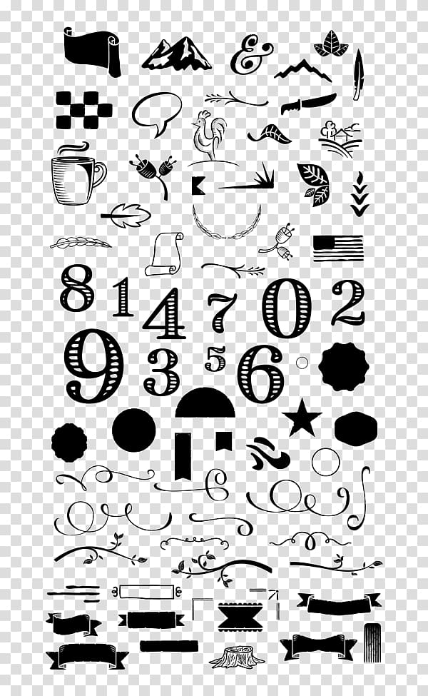 Cartoon White Number , Risotto transparent background PNG clipart