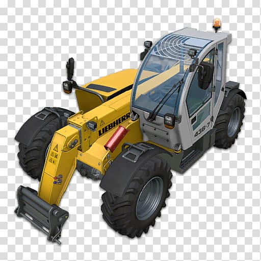 Farming Simulator 15 Liebherr Group Case IH Loader Telescopic handler, monstera transparent background PNG clipart