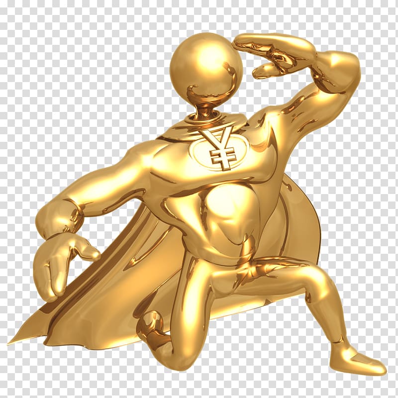 Clark Kent Booster Gold Superhero Illustration, Gold Superman transparent background PNG clipart