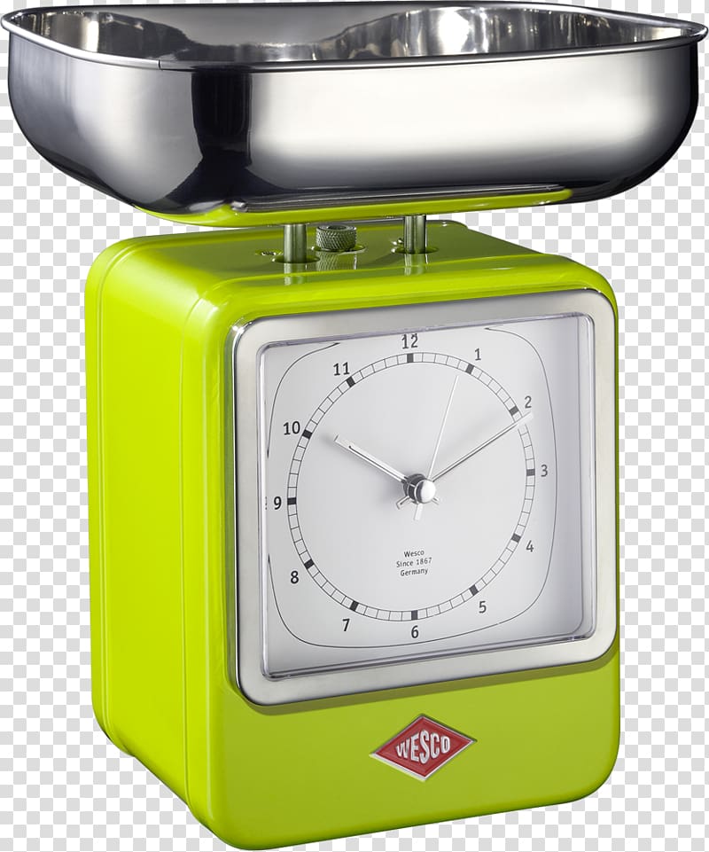 Kitchenware Measuring Scales WESCO International Clock, kitchen transparent background PNG clipart
