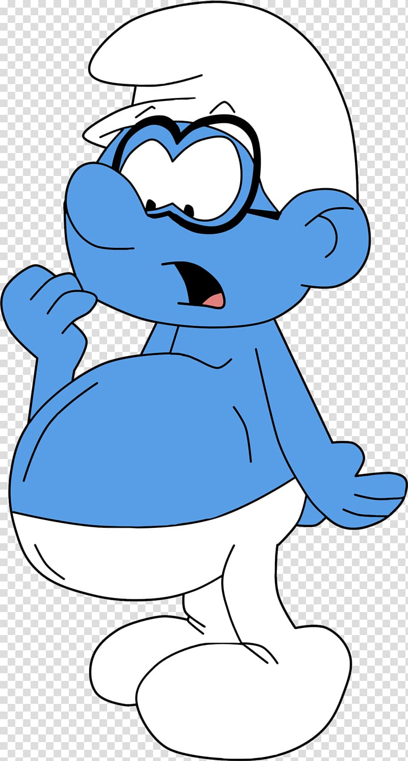 Brainy Smurf Smurfette Clumsy Smurf The Smurfs , smurfs transparent background PNG clipart