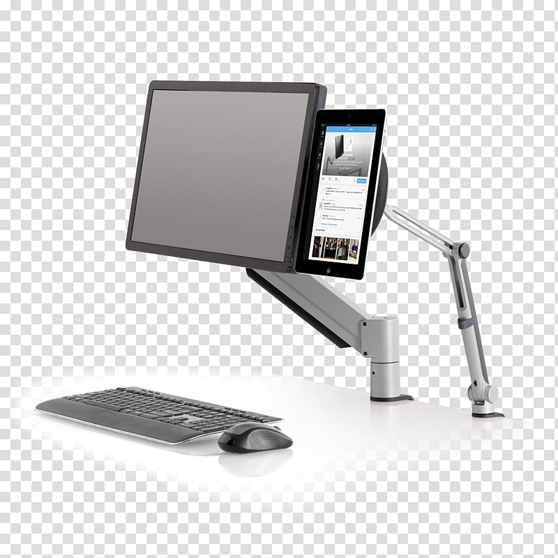 Computer Monitors iPad Flat Display Mounting Interface Laptop Monitor mount, ipad transparent background PNG clipart