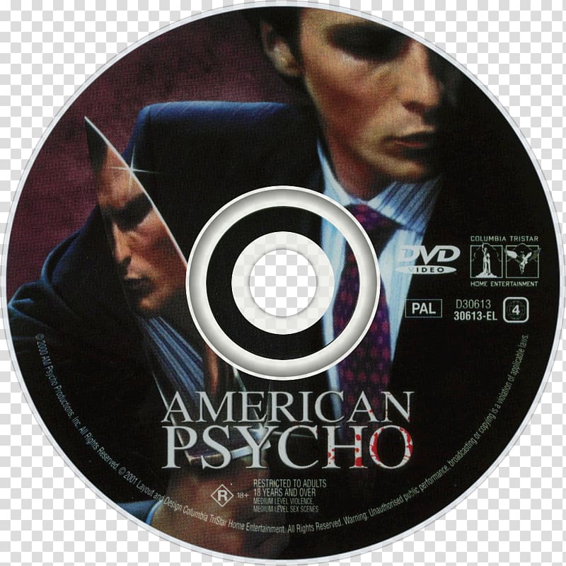 Patrick Bateman Film poster American Psycho, American Beautyamerican Psycho transparent background PNG clipart