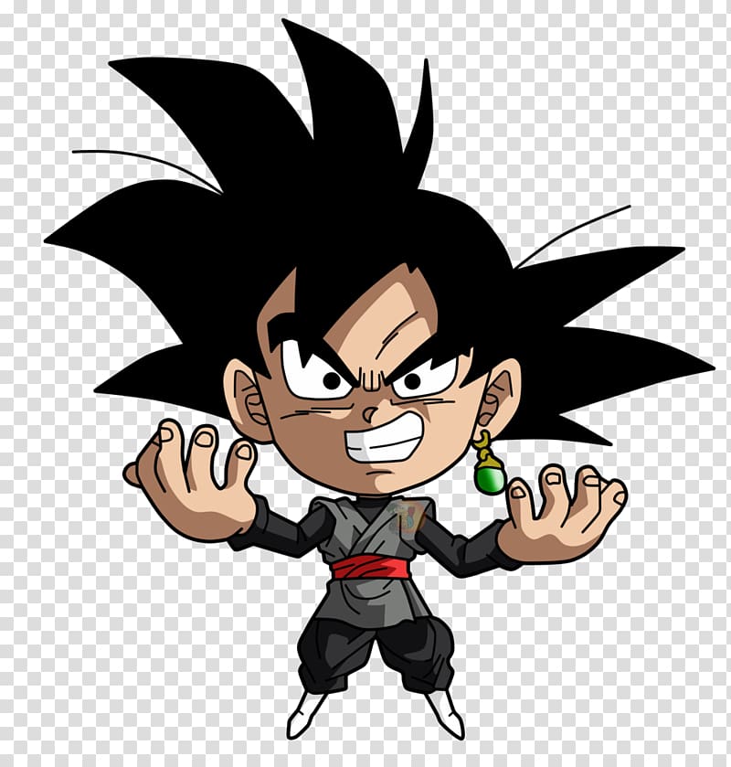 Goku Black Trunks Vegeta Dragon Ball, goku Chibi transparent background PNG clipart