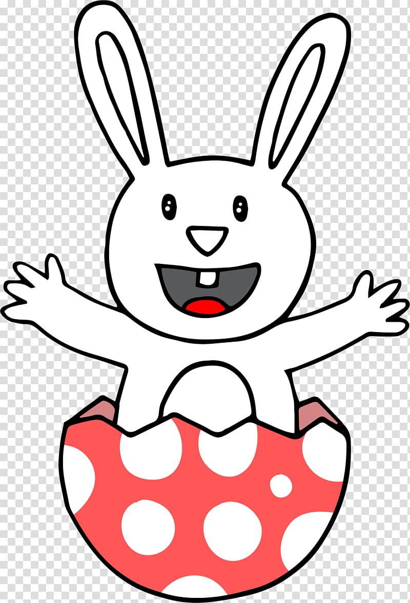 Domestic rabbit Easter Bunny , american easter egg design transparent background PNG clipart