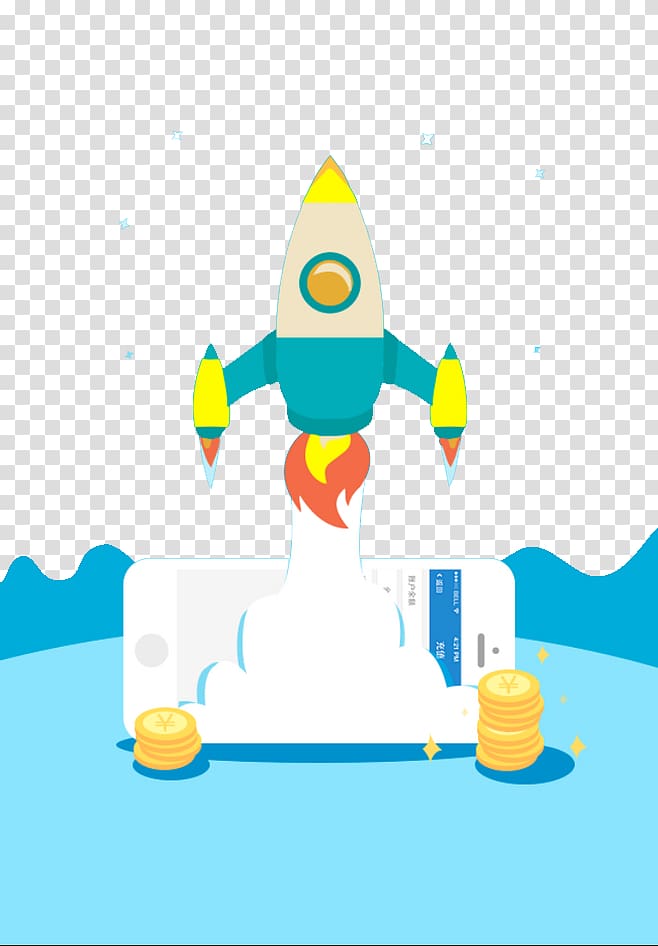 Rocket launch Cartoon, Rocket launch transparent background PNG clipart