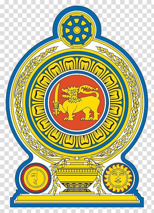 Emblem of Sri Lanka Government of Sri Lanka National emblem Sri Lankan Moors, Emblem Of Sri Lanka transparent background PNG clipart