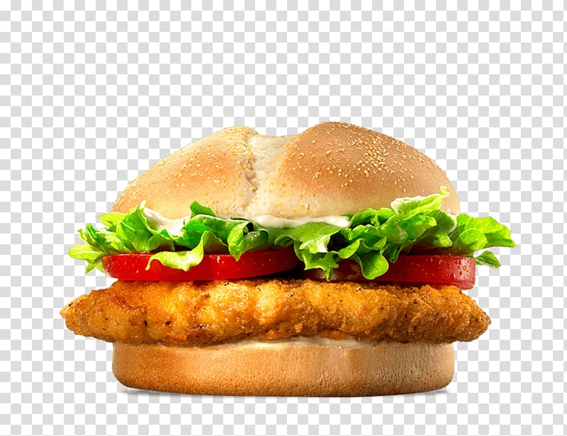 Chicken sandwich TenderCrisp Hamburger Burger King Specialty Sandwiches Whopper, chicken transparent background PNG clipart