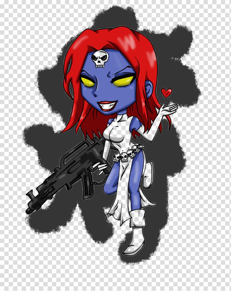 Mystique Lady Deathstrike Chibi X-Men Anime, Mystique transparent background PNG clipart