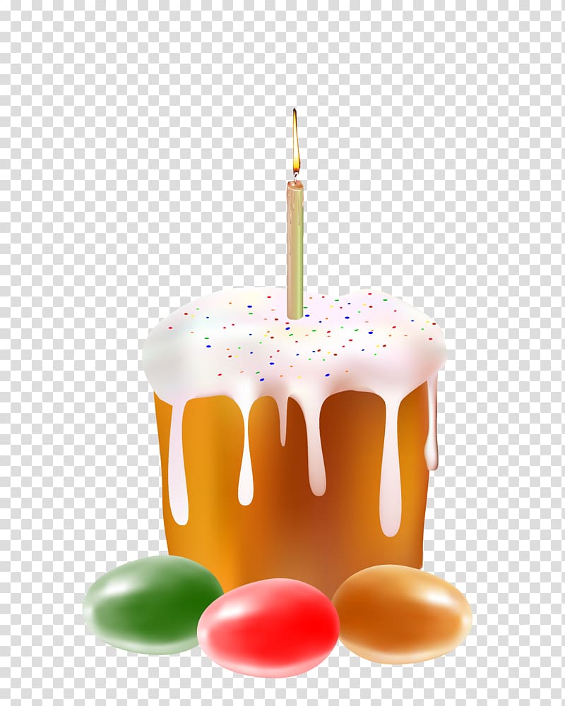 Birthday cake Kulich, Easter Party transparent background PNG clipart