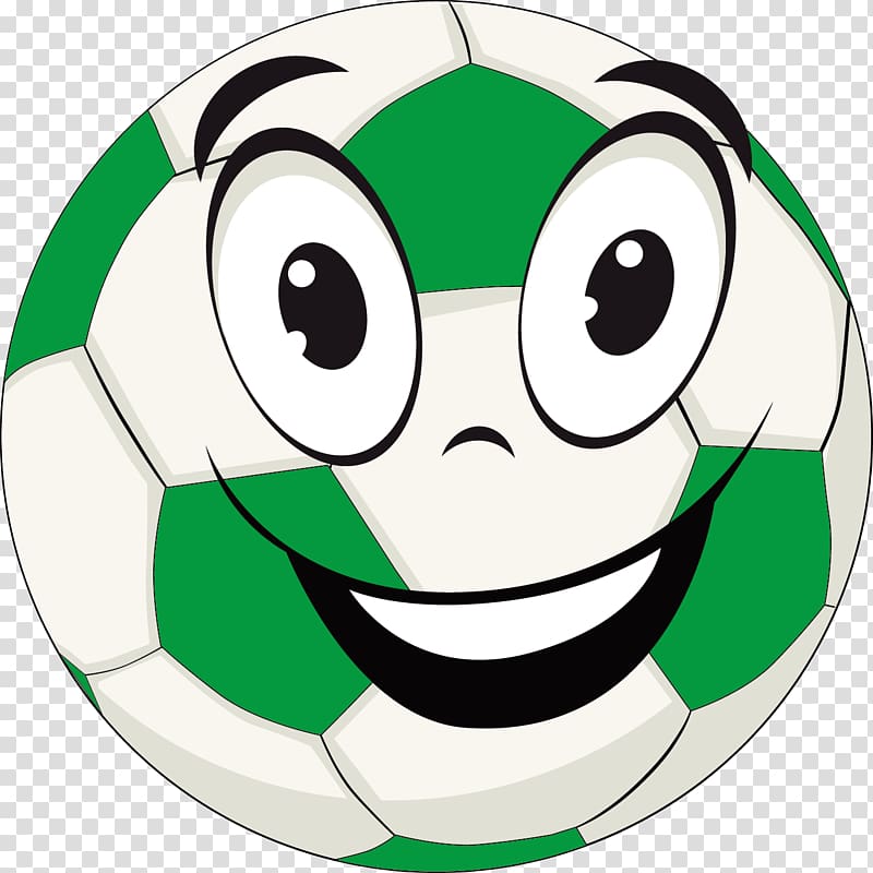 Cartoon Sport , Cartoon football expression transparent background PNG clipart