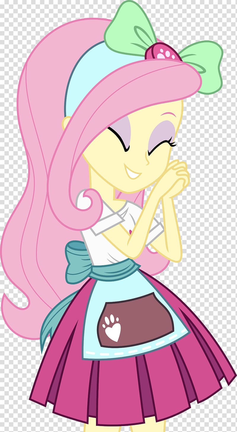 Fluttershy My Little Pony: Equestria Girls Pinkie Pie Applejack, others transparent background PNG clipart