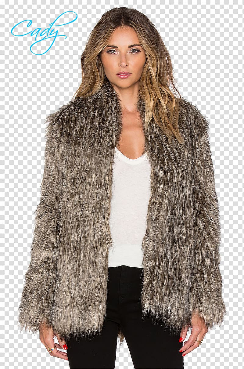 Fake fur Coat Fur clothing Jacket, fur coat transparent background PNG clipart