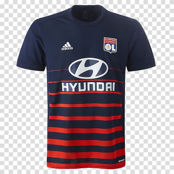 Olympique Lyonnais 2018 World Cup 2017–18 Ligue 1 Jersey, shirt transparent background PNG clipart