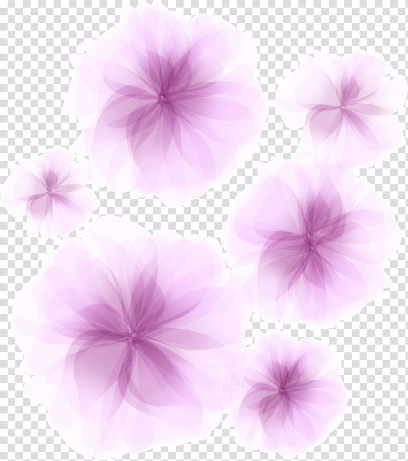 Desktop Petal Violet , Dream flowers decorate designs transparent background PNG clipart