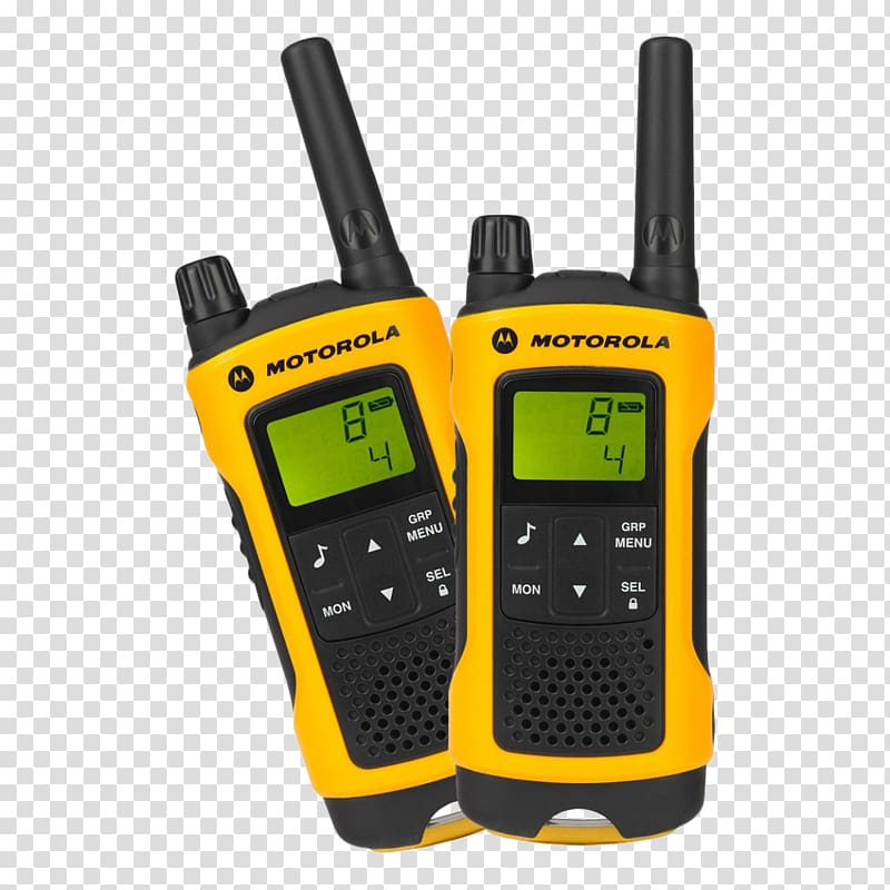 Two-way radio Walkie-talkie Mobile Phones Motorola, long range transparent background PNG clipart