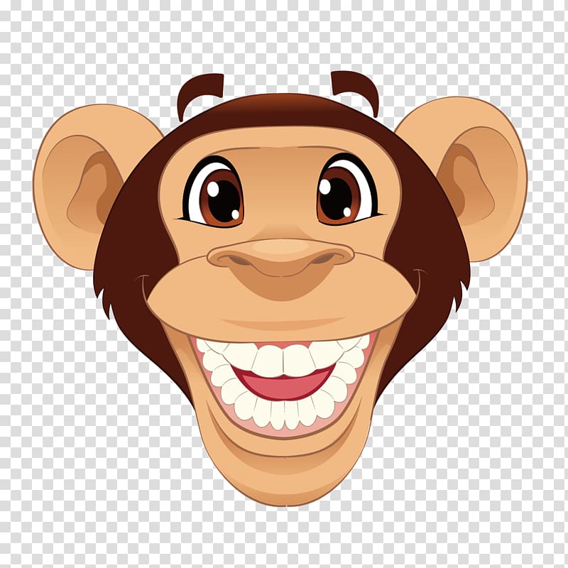 Monkey Cartoon Illustration, yang monkey transparent background PNG clipart