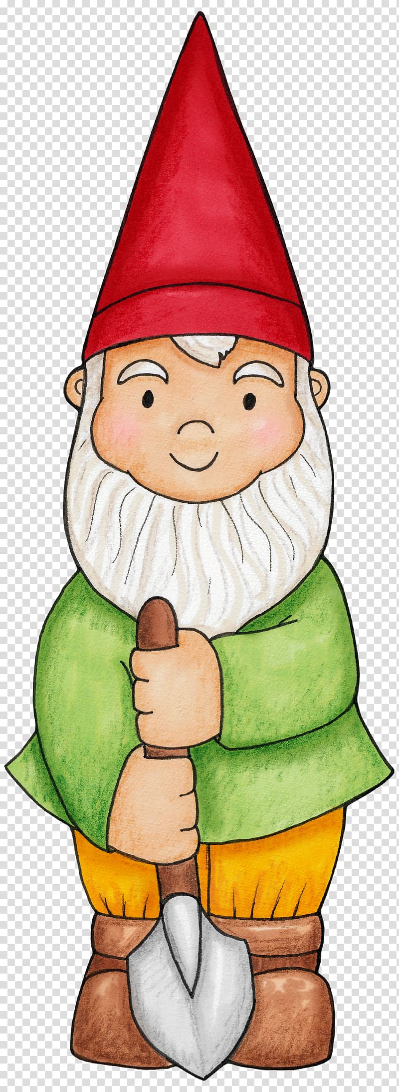 Garden gnome Open Kabouter, for holloween evil little red riding hood transparent background PNG clipart