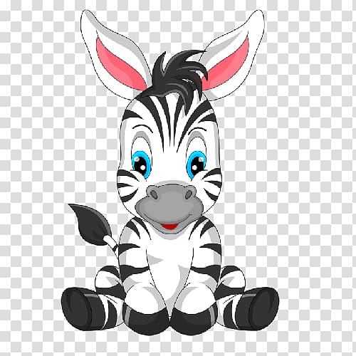 Cartoon , zebra transparent background PNG clipart