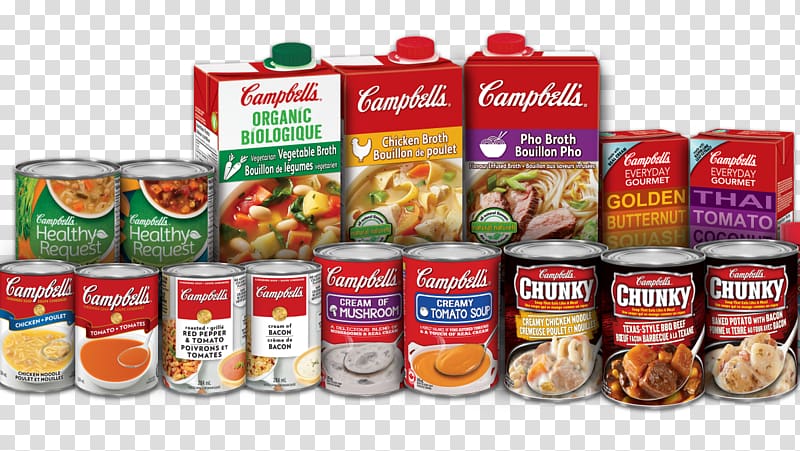 Vegetarian cuisine Campbell Soup Company Campbell Co of Canada Natural foods, Campbell soup transparent background PNG clipart