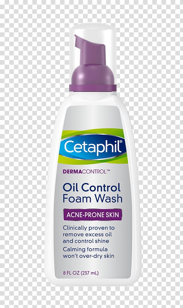 Cetaphil DermaControl Oil Control Foam Wash Cleanser Cosmetics Cetaphil DermaControl Oil Control Moisturizer, pimple transparent background PNG clipart