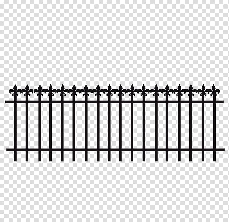 Fence Iron railing Wall, Iron fence fence transparent background PNG clipart
