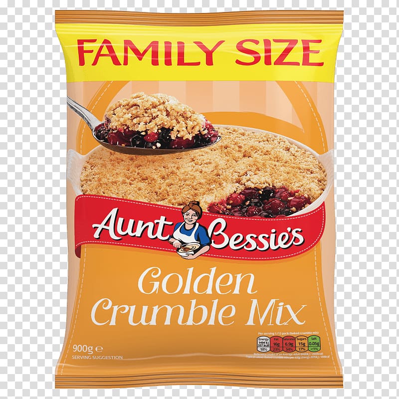 Muesli Crumble Custard Aunt Bessie's Food, flour transparent background PNG clipart