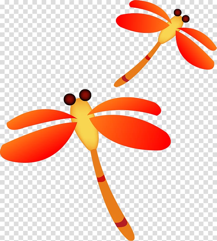 Insect Dragonfly , Cartoon decorative dragonfly transparent background PNG clipart