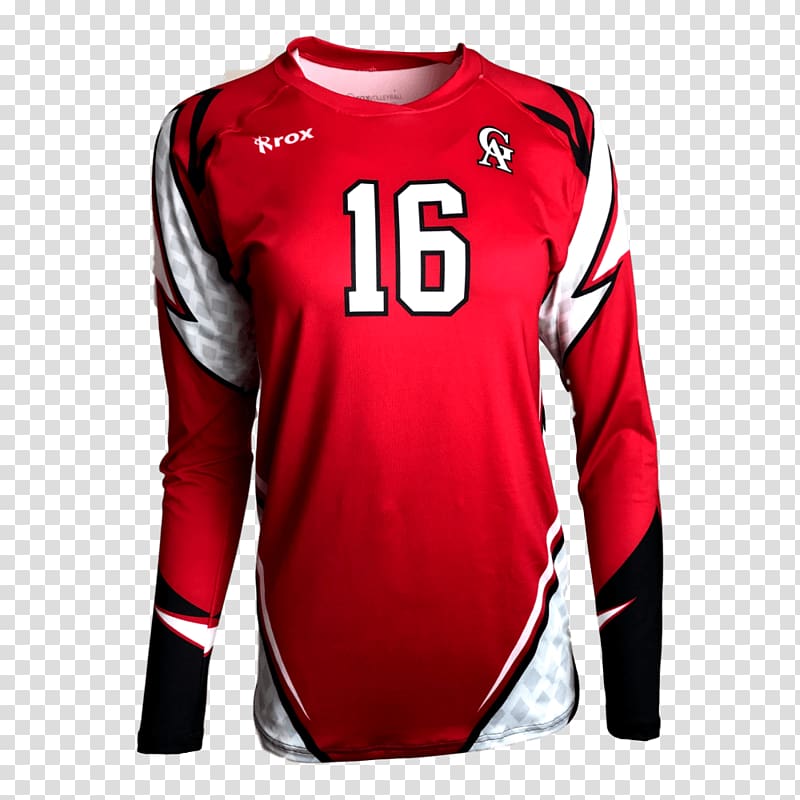 Sports Fan Jersey T-shirt Sleeve Volleyball, T-shirt transparent background PNG clipart