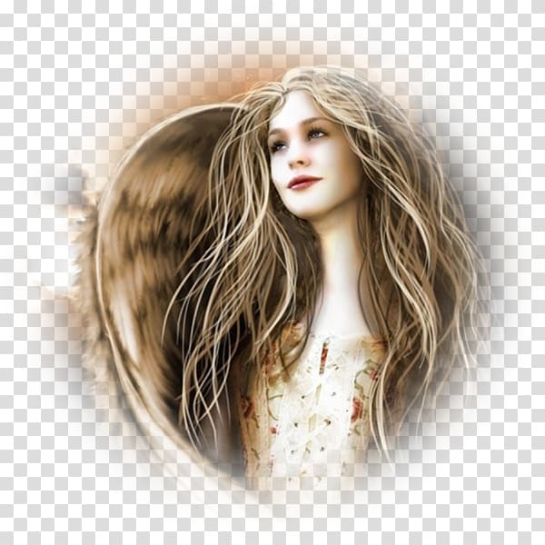 Blingee Beauty Hair coloring, beige transparent background PNG clipart