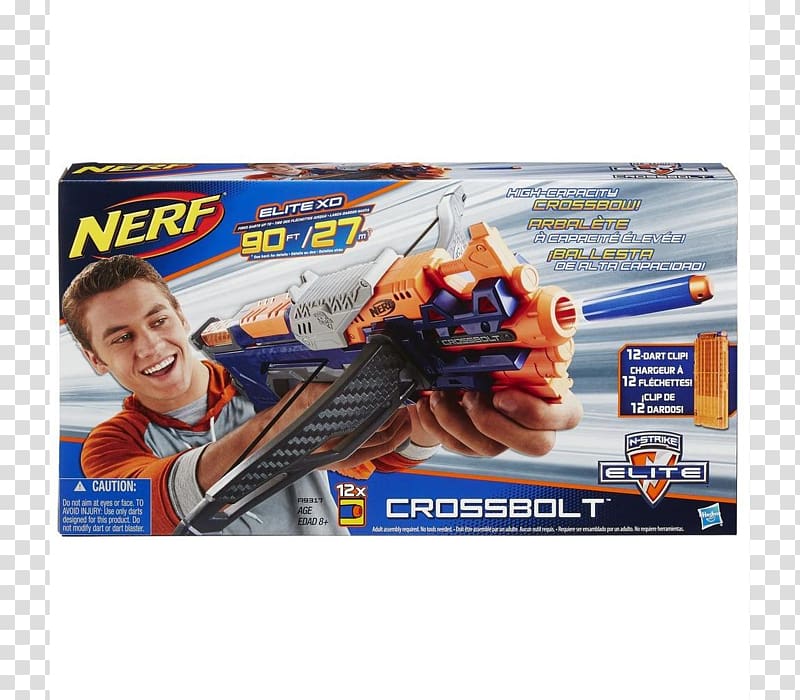 NERF N-Strike Elite Crossbolt Blaster Nerf Blaster, toy transparent background PNG clipart