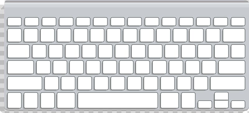 Computer keyboard Computer mouse Macintosh Magic Keyboard Apple Wireless Keyboard, Decorative keyboard transparent background PNG clipart