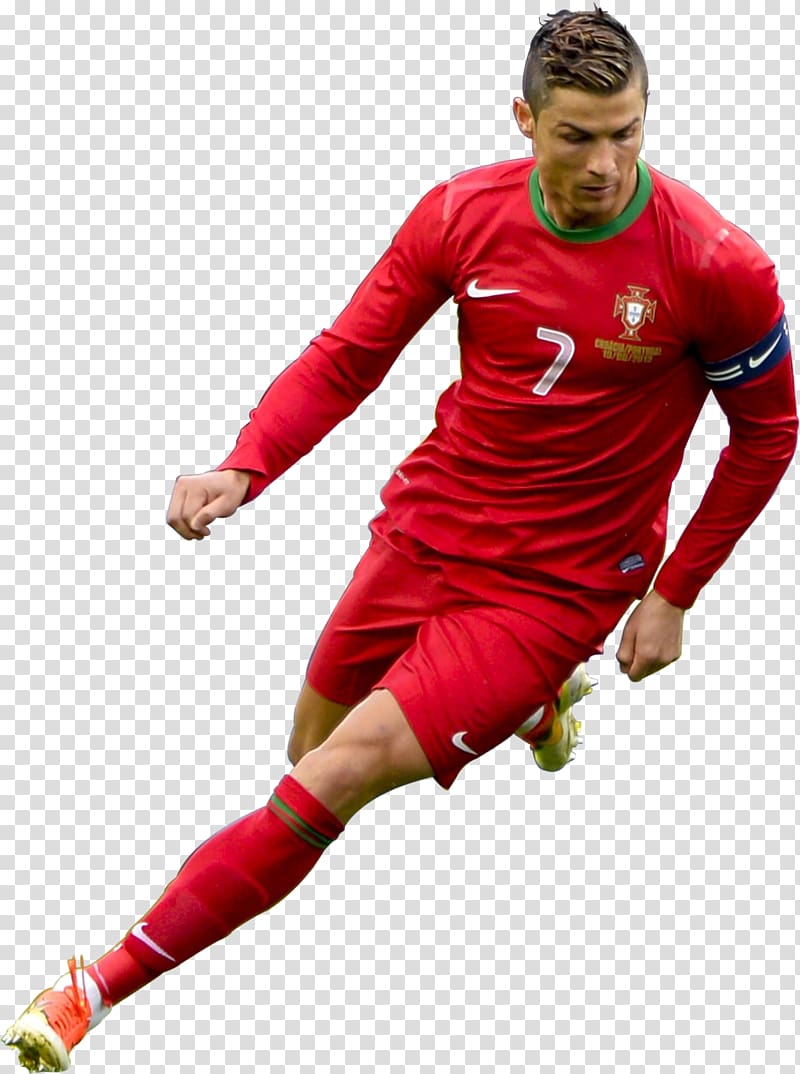 soccer player in red number 7 jersey, Portugal national football team Football player Gambling Online Casino, lionel messi transparent background PNG clipart