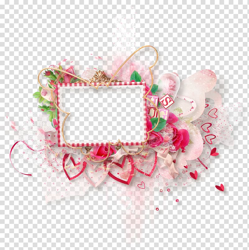 Pink Rose Scape Drawing, pink frame transparent background PNG clipart