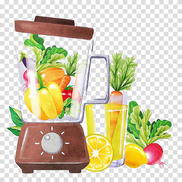 Orange juice Health shake Vegetarian cuisine Juicer, Juicer freshly squeezed transparent background PNG clipart