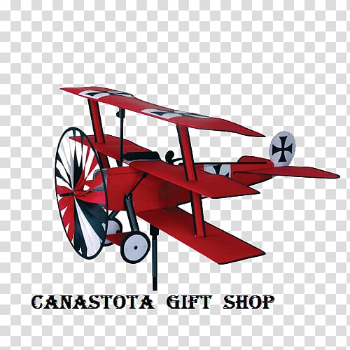 Fokker Dr.I Airplane Triplane Model aircraft, airplane transparent background PNG clipart
