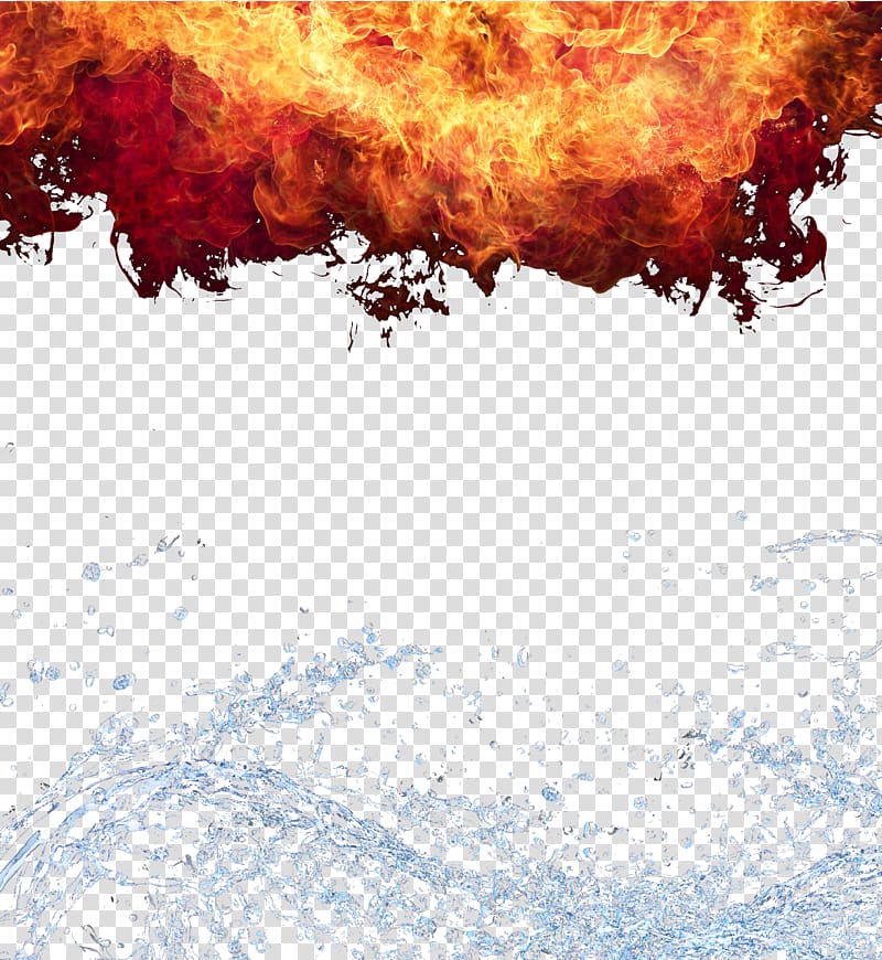 fire water fusion transparent background PNG clipart