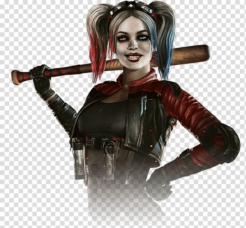 Injustice: Gods Among Us Injustice 2 Harley Quinn Joker Batman, portrait transparent background PNG clipart