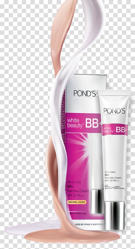 Pond's BB cream Skin whitening Lip balm, beauty cream transparent background PNG clipart