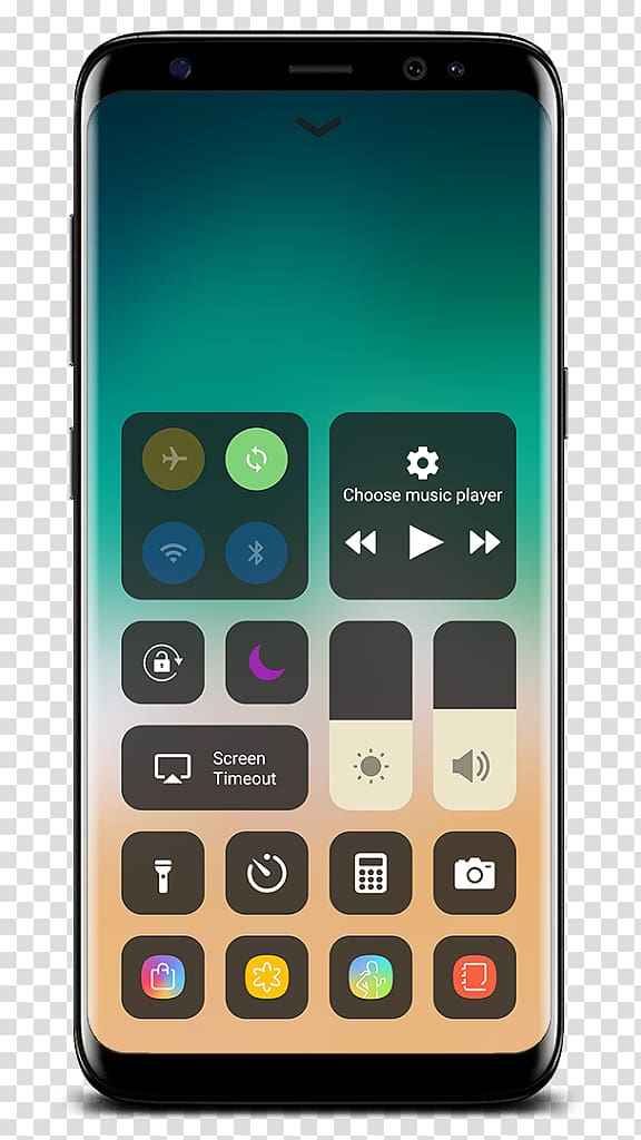 iOS 11 Control Center Android, android transparent background PNG clipart