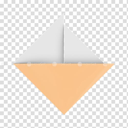 Line Triangle, folded paper boat in water transparent background PNG clipart