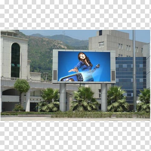 LED display Display device Light-emitting diode Video wall Out-of-home advertising, billboard transparent background PNG clipart