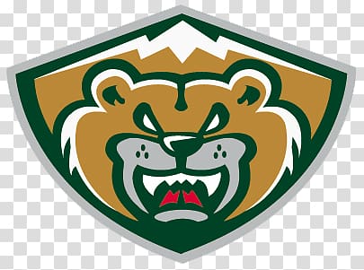 brown and green tiger logo, Everett Silvertips Mascotte transparent background PNG clipart