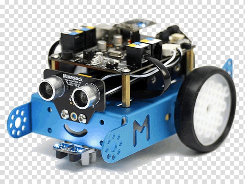 Educational robotics Robot kit Makeblock mBot, robot transparent background PNG clipart