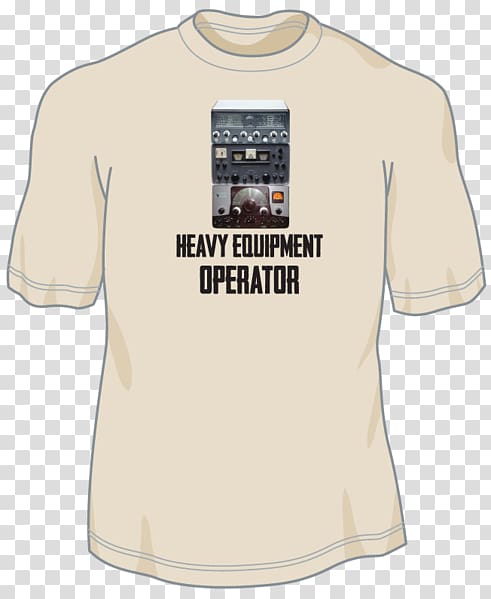 T-shirt Heavy equipment operator Radio, Heavy Equipment Operator transparent background PNG clipart