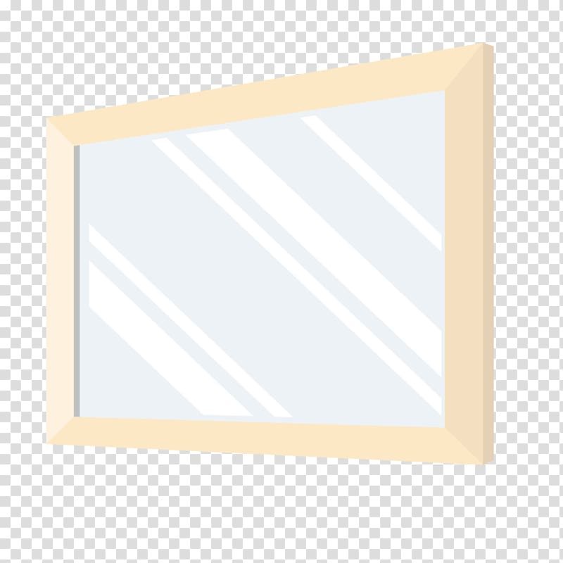Paper Mirror Euclidean , Square mirror material transparent background PNG clipart