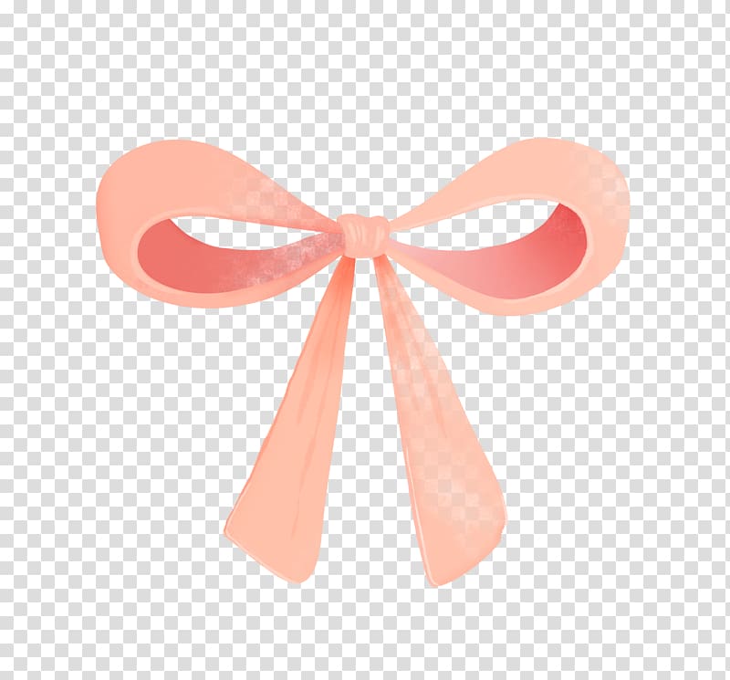 Pink and red ribbon illustration, Watercolor painting Drawing , Bow  transparent background PNG clipart