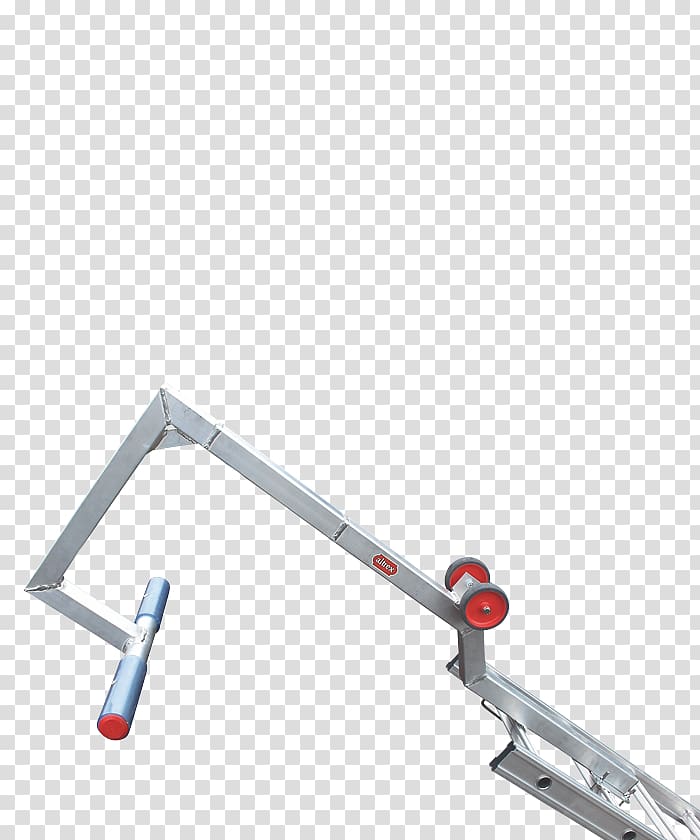 Ladder Altrex Tele-ProMatic Roof Hailo Aluminum stairs 1 Section One, ladder transparent background PNG clipart