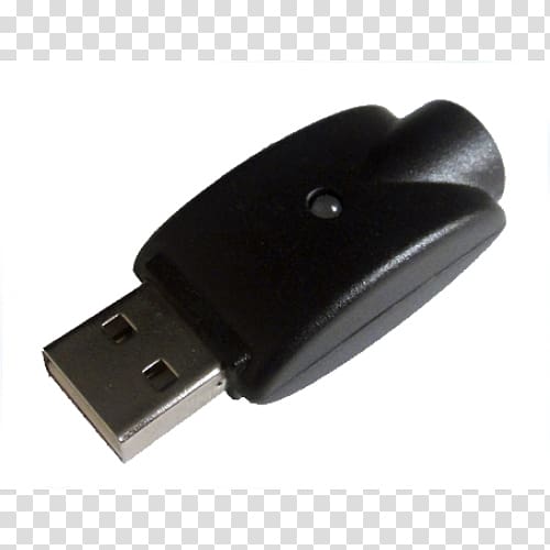Battery charger USB Vaporizer Electronic cigarette, USB transparent background PNG clipart