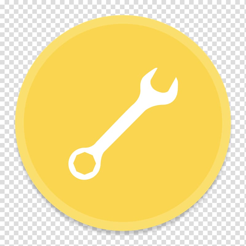 material yellow spoon, Microsoft DataBase Utility transparent background PNG clipart